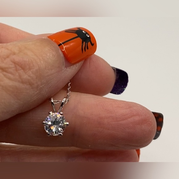 Cubic Zirconia 14kt Gold Filled Necklace by Jewels by Superior Original Box - Picture 1 of 9